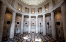 Emeka Ogboh, Song of the Union, 2021. Burns Monument interior