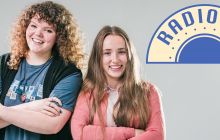 Ash and Amy, two presenters at Radio 69
