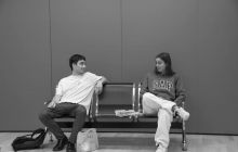 Josephine Francis as Marley and William Chambers as Tom in The End of the Line