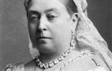 Queen Victoria portrait photograph by Alexander Bassano, 1882. Glass copy negative, half-plate.