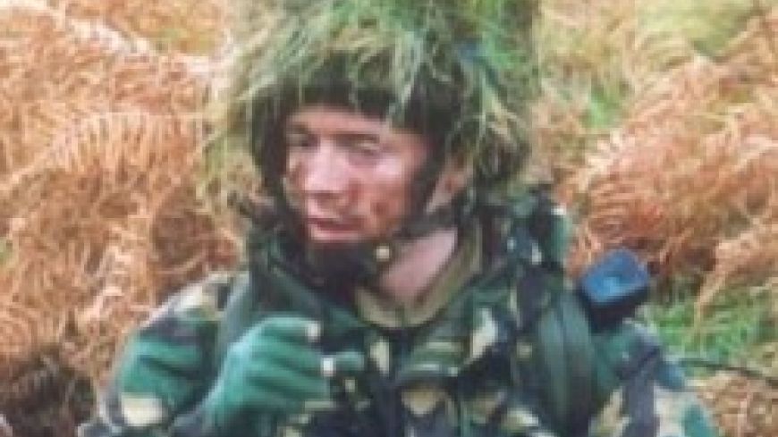 Image of a soldier in full army gear