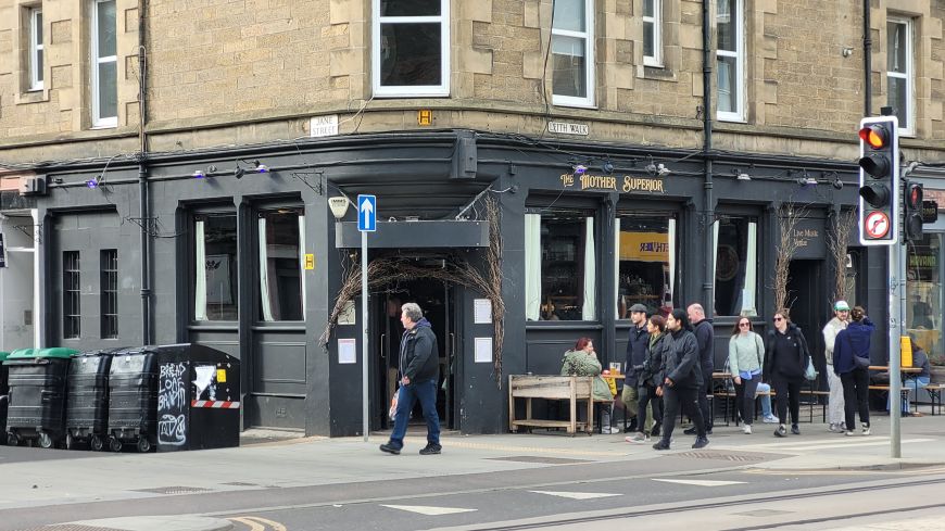 The Mother Superior pub on Leith Walk