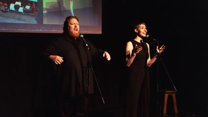 Loud Poets - Kevin McLean and Katie Ailes. Copyright  I Am Loud and Gilad Zinman